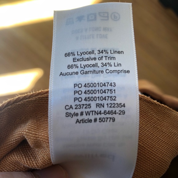 Wilfred allant linen blend pants size 00 - Picture 5 of 9